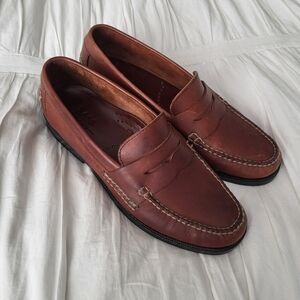 G.H. Bass Leather Slip-On Penny Loafers